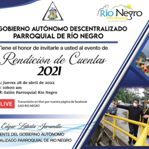 INVITACIÓN A RENDICIÓN DE CUENTAS 2021