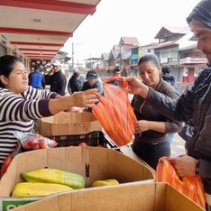 APOYO AL SECTOR AGRICOLA CON UNA PEQUEÑA FERIA 