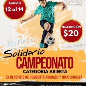 INVITACIÓN A CAMPEONATO SOLIDARIO 