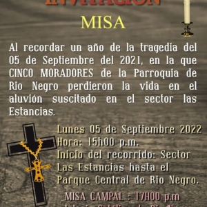 INVITACIÓN A MISA 