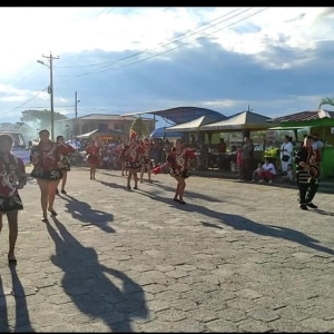 PARTICIPACIÓN DEL GRUPO DE DANZA EN ANIVERSARIO DE PARROQUIALIZACIÓN DE LA 10 DE AGOSTO PROVINCIA DE PASTAZA