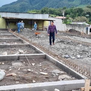 AVANCE DE LA CONSTRUCCIÓN DEL CENTRO DE SALUD TIPO A 
