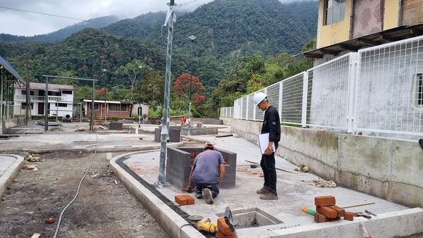 AVANCE DE LA CONSTRUCCIÓN DEL PARQUE RECREACIONAL DEL CASERIO SAN FRANCISCO