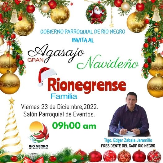 INVITACIÓN AL GRAN AGASAJO NAVIDEÑO
