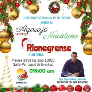 INVITACIÓN AL GRAN AGASAJO NAVIDEÑO